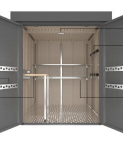 Ordnungssystem fuer ilesto geraetehaus Medium in Anthrazit fuer mehr ordnung